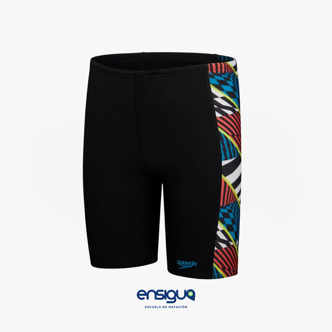 SPEEDO JAMMER JM BLACK/ORANGE PARA NADAR