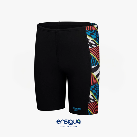 SPEEDO JAMMER JM BLACK/ORANGE PARA NADAR